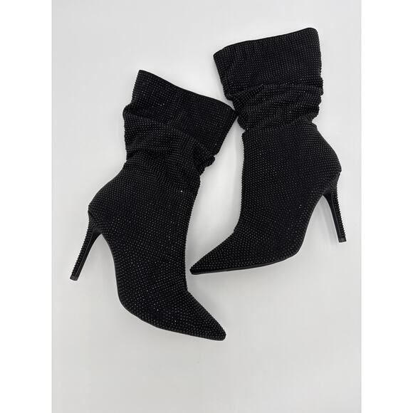 Thalia Sodi Rhinestone Mid Calf Boots - Picture 7 of 11